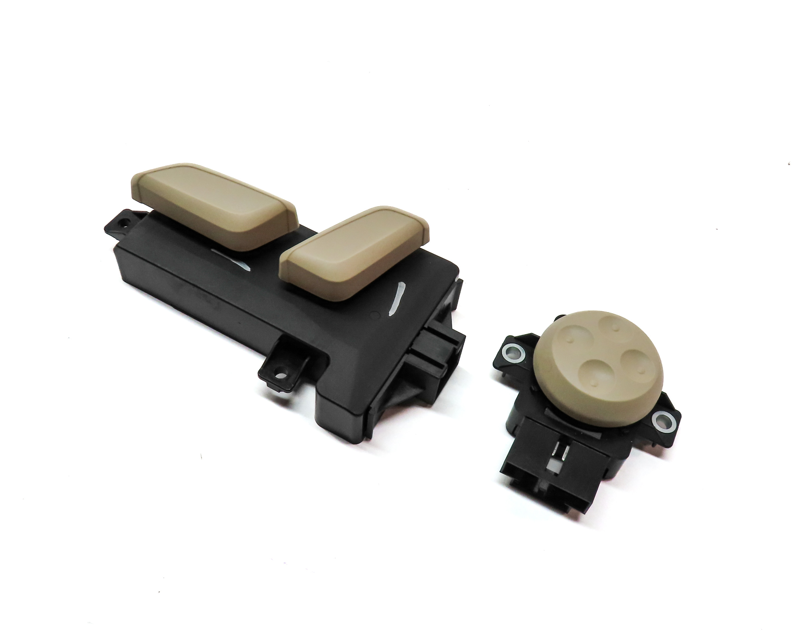 19 AUDI Q5 (FY 80A) FRONT LEFT DRIVER SEAT POSITION LUMBAR ADJUST SWITCH (BEIGE) — exact item pictured